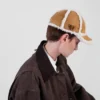 Gorra de béisbol de ante y piel de oveja Gorra de béisbol de ante y piel de oveja