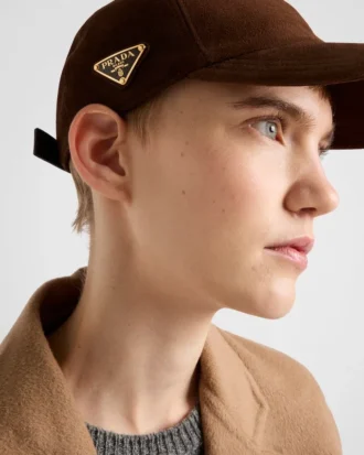 Gorra de béisbol de gamuza