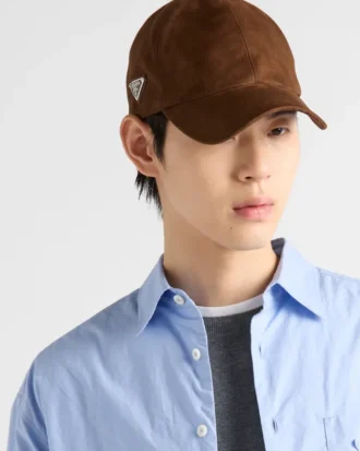 Gorra de béisbol de gamuza