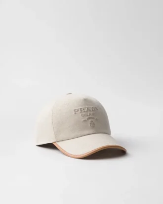 Gorra de béisbol de mezcla de lino