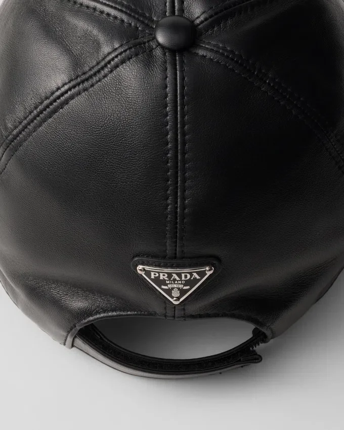 Gorra de béisbol de piel napa Gorra de béisbol de piel napa