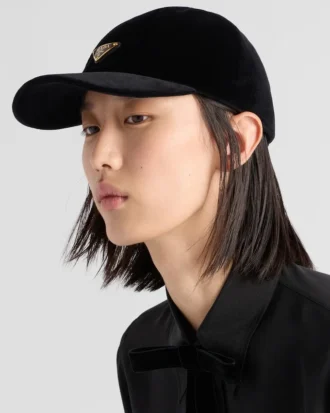 Gorra de béisbol de terciopelo