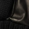 Guantes de lana y piel napa Guantes de lana y piel napa