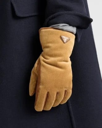 Guantes de pana