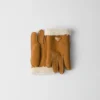 Guantes de piel de oveja de gamuza Guantes de piel de oveja de gamuza