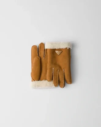 Guantes de piel de oveja de gamuza