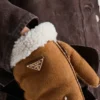 Guantes de piel de oveja de gamuza Guantes de piel de oveja de gamuza
