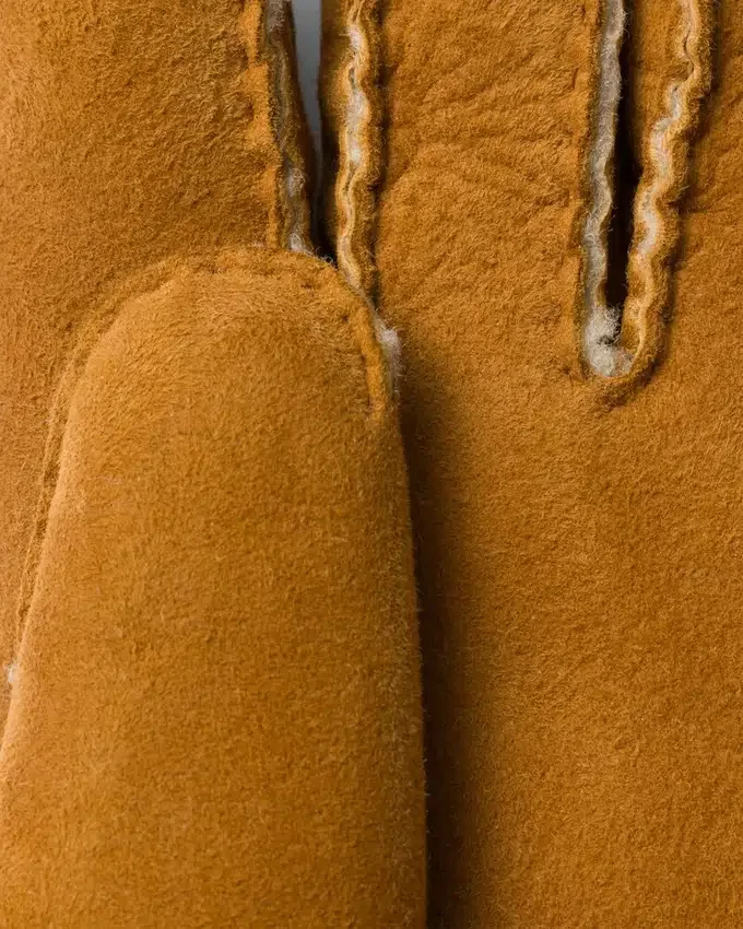 Guantes de piel de oveja de gamuza Guantes de piel de oveja de gamuza