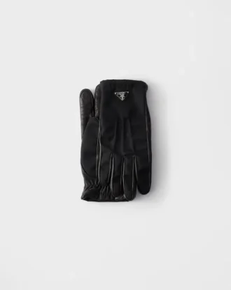 Guantes de Re-Nylon y piel napa