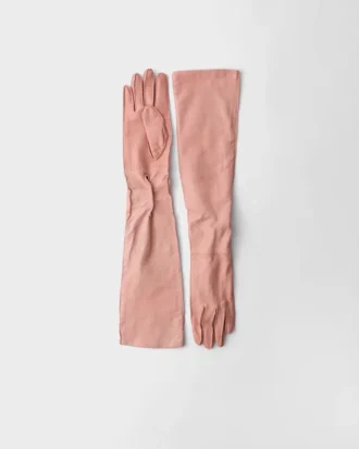 Guantes largos de cuero Guantes largos de cuero
