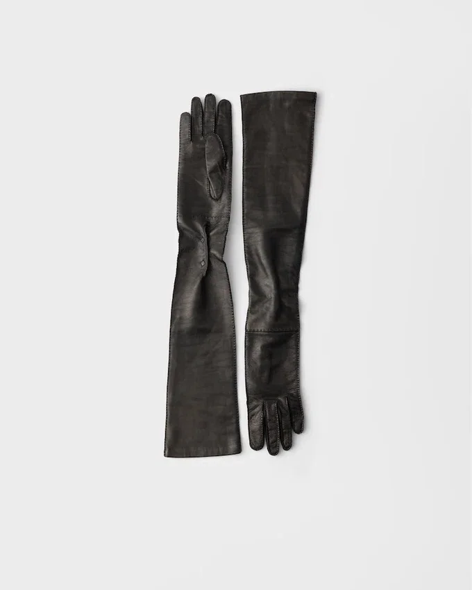 Guantes largos de cuero Guantes largos de cuero