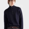 Jersey de cuello alto de lana