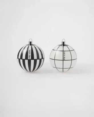 Juego de adornos navideños de vidrio