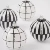 Juego de adornos navideños de vidrio Juego de adornos navideños de vidrio