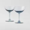 Juego de dos copas de champán de cristal – New York
