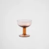 Juego de dos copas de champán de cristal – Plinth Juego de dos copas de champán de cristal – Plinth