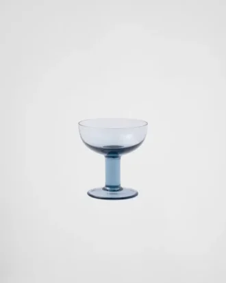 Juego de dos copas de champán de cristal – Plinth