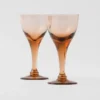 Juego de dos copas de licor de cristal – Nueva York
