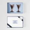 Juego de dos copas de licor de cristal – Nueva York