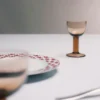 Juego de dos copas de vino blanco de cristal – Plinth