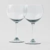 Juego de dos copas de vino de cristal – Nueva York