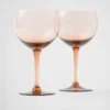 Juego de dos copas de vino tinto de cristal – New York