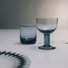 Juego de dos copas de vino tinto de cristal – Plinth