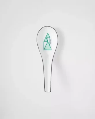 Juego de dos cucharas de porcelana – Verde Viena