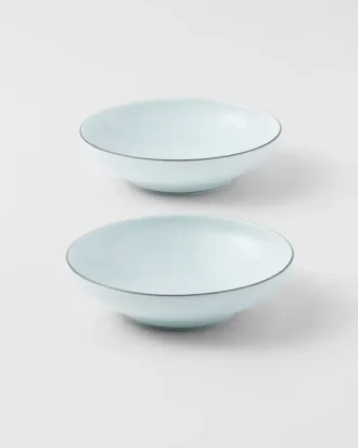 Juego de dos cuencos de porcelana – Celadón