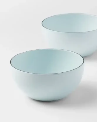Juego de dos cuencos de porcelana – Celadón