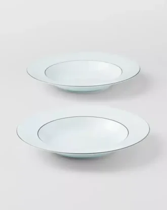Juego de dos platos hondos de porcelana – Celadon