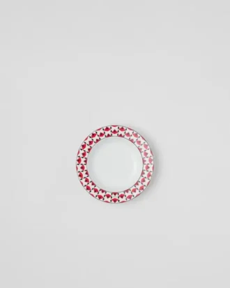 Juego de dos platos hondos de porcelana – Vienna Red