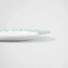 Juego de dos platos llanos de porcelana – Verde Viena