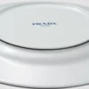 Juego de dos platos llanos de porcelana – Verde Viena