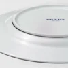 Juego de dos platos llanos de porcelana – Vienna Red
