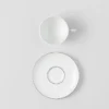 Juego de dos tazas de té de porcelana – Rayas