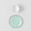 Juego de dos tazas de té de porcelana – Verde Viena