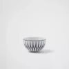 Juego de dos tazones de porcelana para arroz o cereales – Rayas