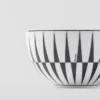 Juego de dos tazones de porcelana para arroz o cereales – Rayas