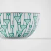 Juego de dos tazones de porcelana para arroz o cereales – Verde Viena Juego de dos tazones de porcelana para arroz o cereales – Verde Viena