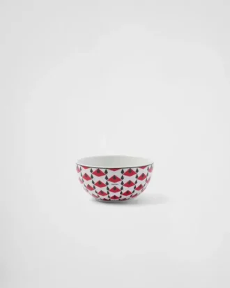 Juego de dos tazones de porcelana para arroz o cereales – Vienna Red