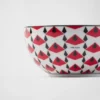 Juego de dos tazones de porcelana para arroz o cereales – Vienna Red Juego de dos tazones de porcelana para arroz o cereales – Vienna Red