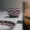 Juego de dos tazones de porcelana para arroz o cereales – Vienna Red Juego de dos tazones de porcelana para arroz o cereales – Vienna Red