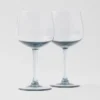 Juego de dos vasos de agua de cristal – Nueva York