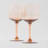Juego de dos vasos de agua de cristal – Nueva York