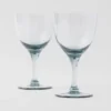 Juego de dos vasos de agua de cristal – Nueva York