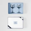 Juego de dos vasos de agua de cristal – Nueva York