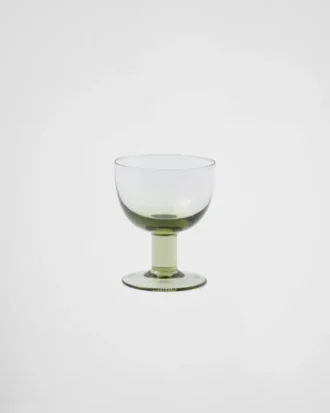 Juego de dos vasos de agua de cristal – Plinth