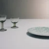Juego de dos copas de vino blanco de cristal – Plinth