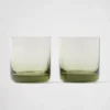 Juego de dos vasos de cristal – Plinth Juego de dos vasos de cristal – Plinth
